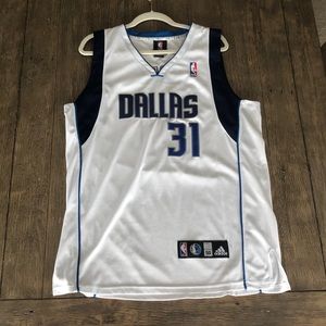 NBA Dallas Mavs Adidas Replica Jersey Jason Terry #31 XL White
